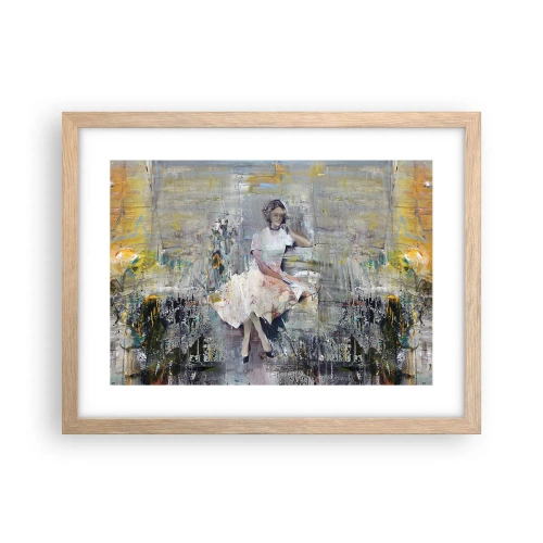 Poster in cornice rovere chiaro - Classica e moderna - 40x30 cm