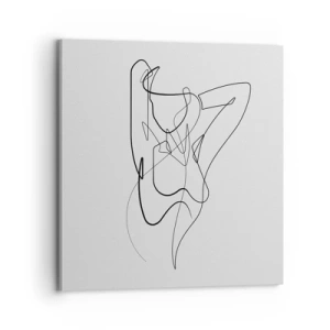 Quadro su tela - Stampe su Tela - Davvero, come sei... - 70x70 cm