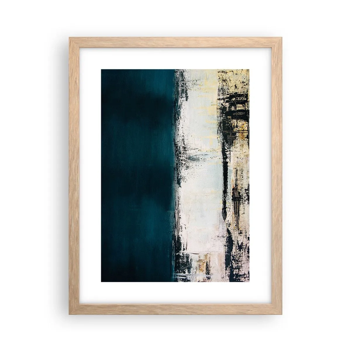 Poster in cornice rovere chiaro - Composizione orizzontale - 30x40 cm