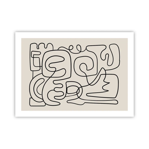 Poster - Segui il percorso - 70x50 cm