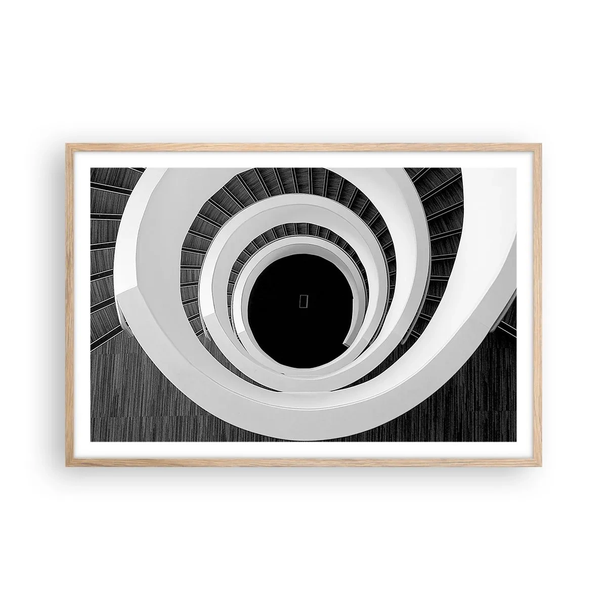 Poster in cornice rovere chiaro - Verso l'essenza delle cose - 91x61 cm