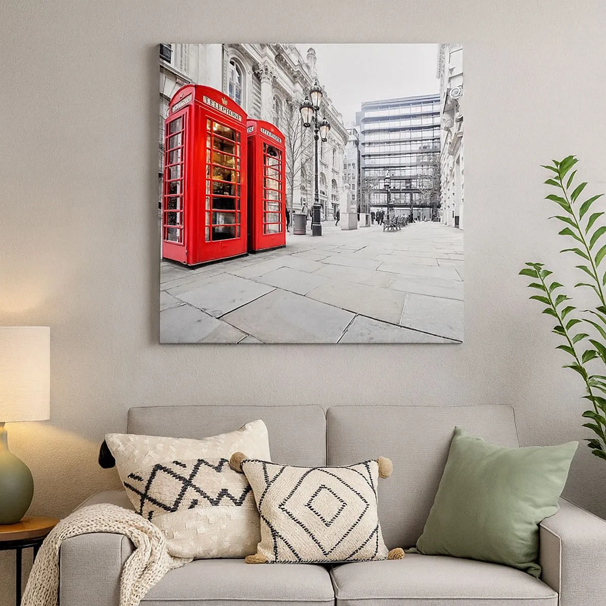 Quadro su tela - Stampe su Tela - Welcome to London - 30x30 cm