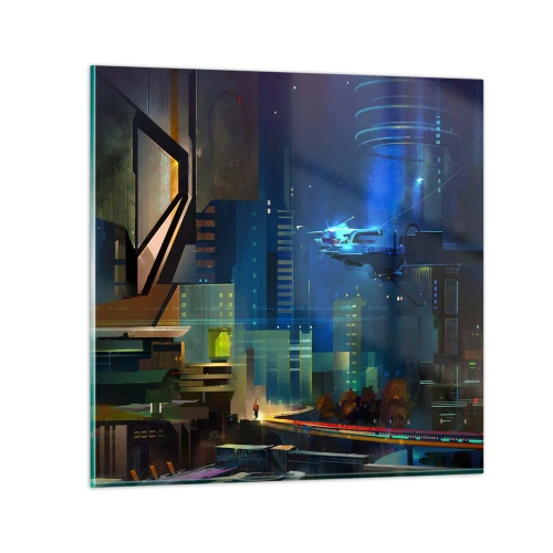 Quadro su vetro - In un futuro non lontano - 30x30 cm