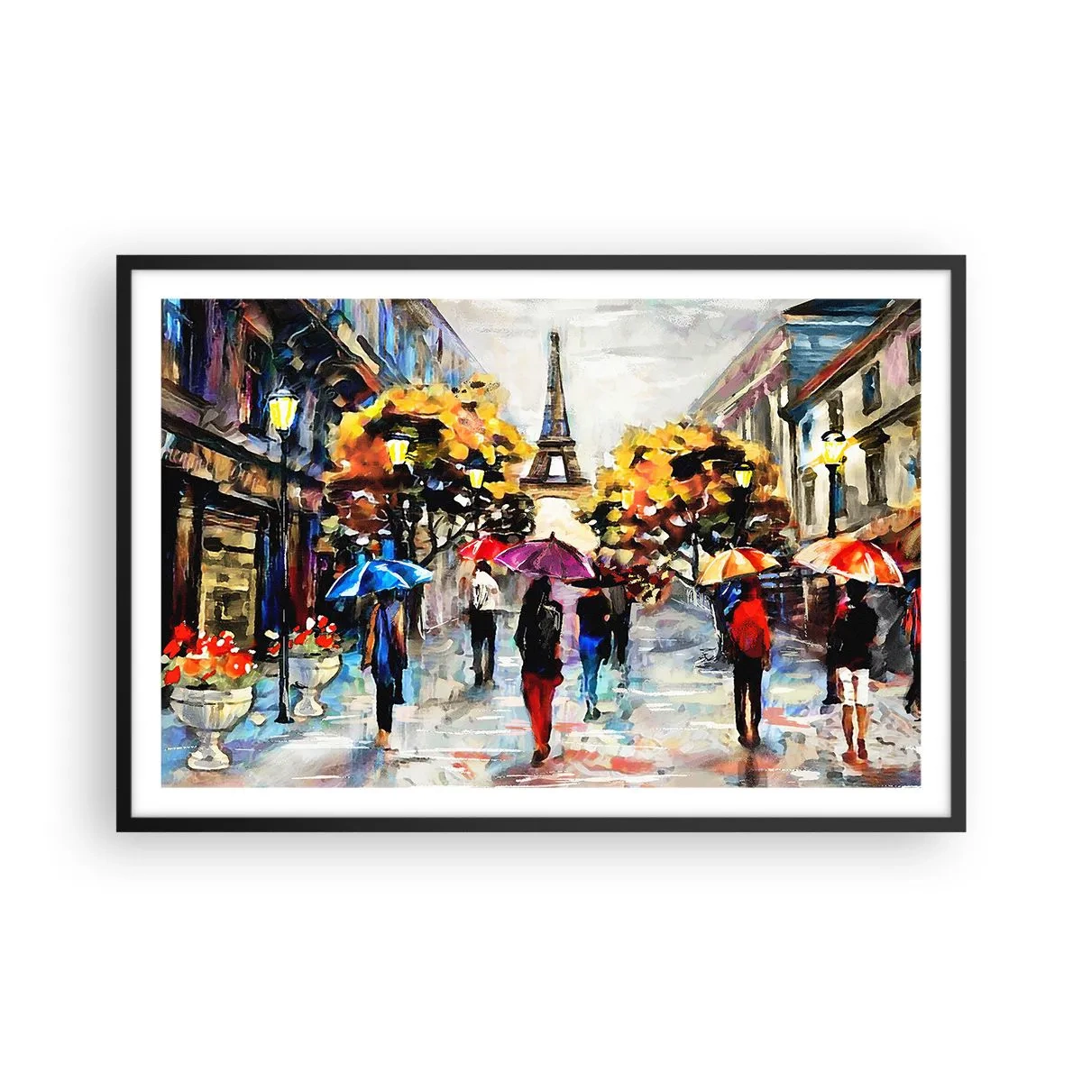 Poster in cornice nera - Bella soprattutto d'autunno - 91x61 cm