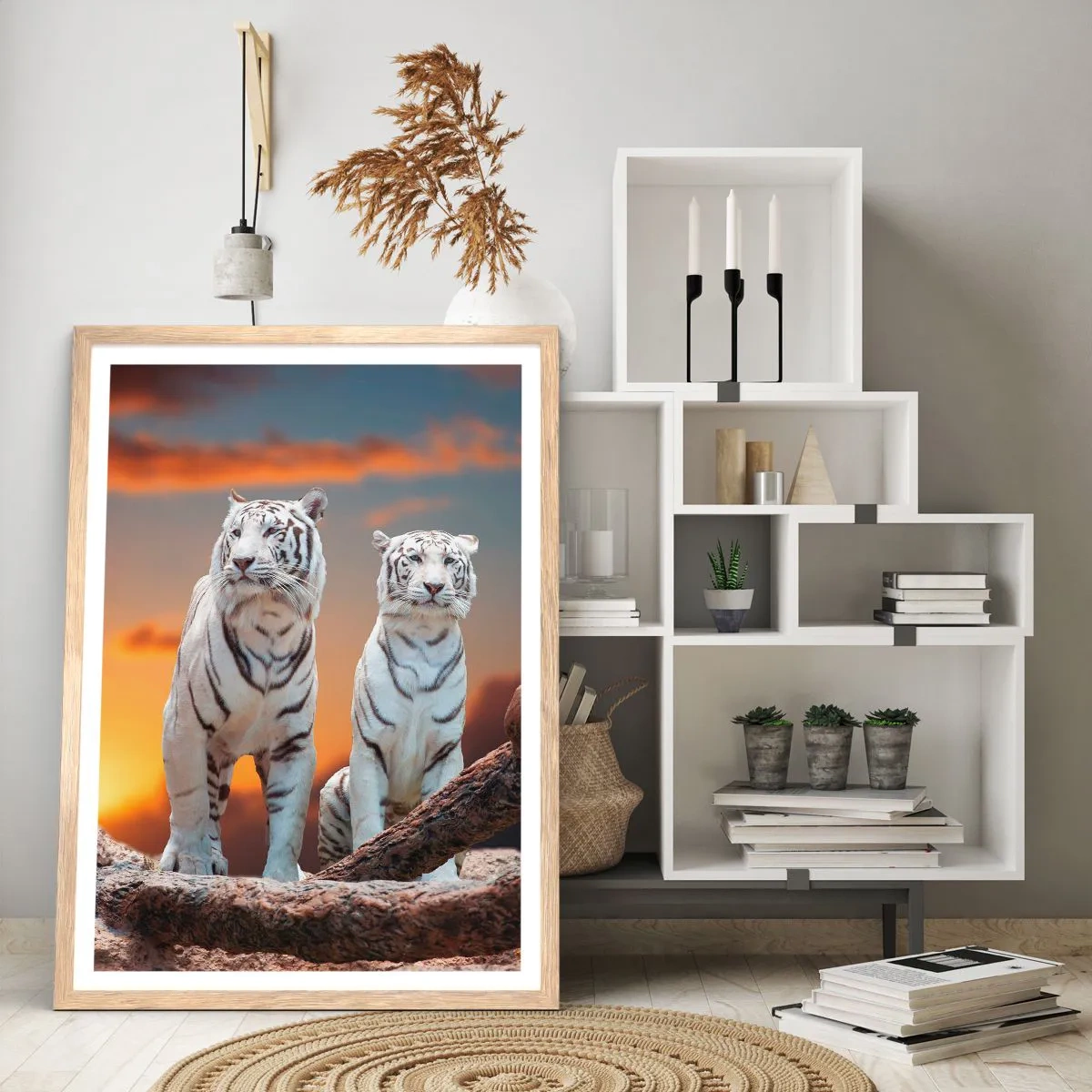 Poster in cornice rovere chiaro - Proprio come a Narnia - 70x100 cm