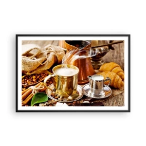 Poster in cornice nera - Buona giornata! - 91x61 cm