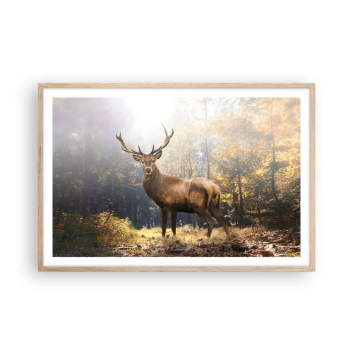 Poster in cornice rovere chiaro - Nella piena maestà - 91x61 cm