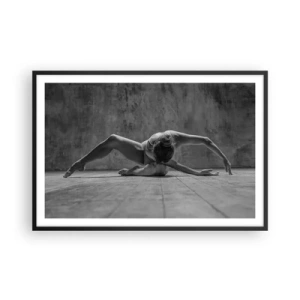 Poster in cornice nera - Simmetria ritrovata - 91x61 cm