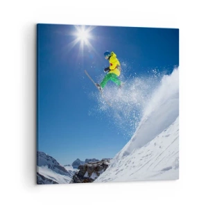 Quadro su tela - Stampe su Tela - Ballando con i monti - 50x50 cm
