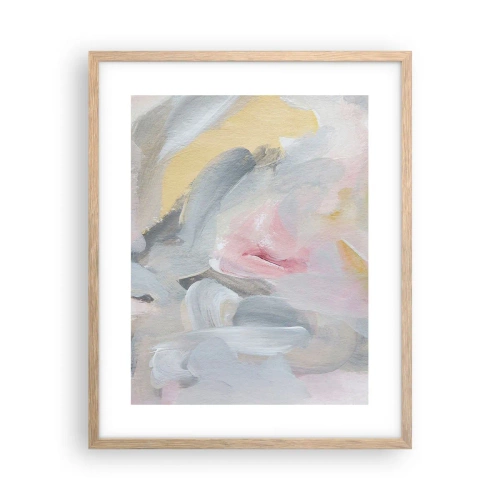 Poster in cornice rovere chiaro - Nel mondo pastello - 40x50 cm