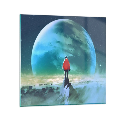 Quadro su vetro - Scopritore di una nuova terra - 60x60 cm