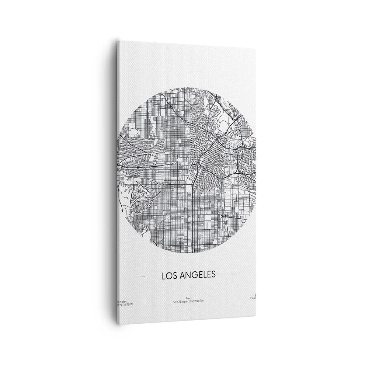 Quadro su tela - Stampe su Tela - Anatomia di Los Angeles - 55x100 cm