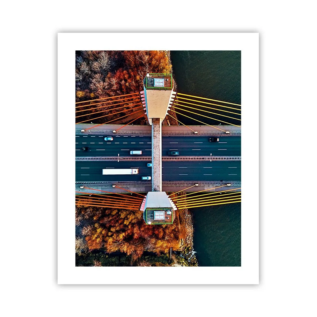 Poster - Oltre il fiume, oltre il bosco - 40x50 cm