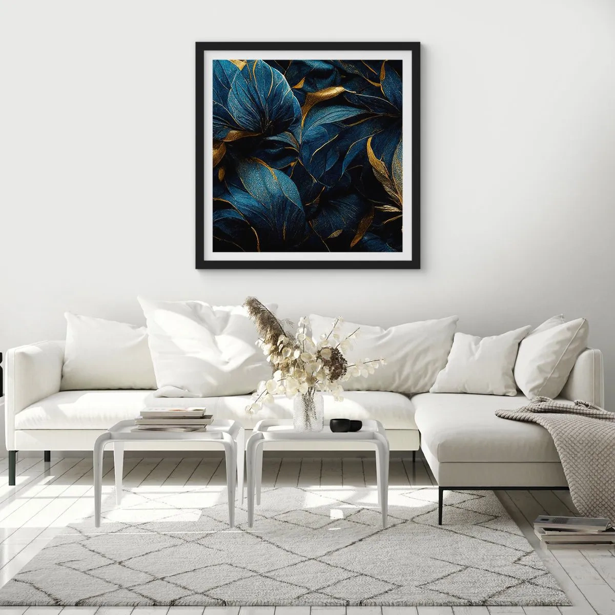 Poster in cornice nera - Foderati d'oro - 50x50 cm