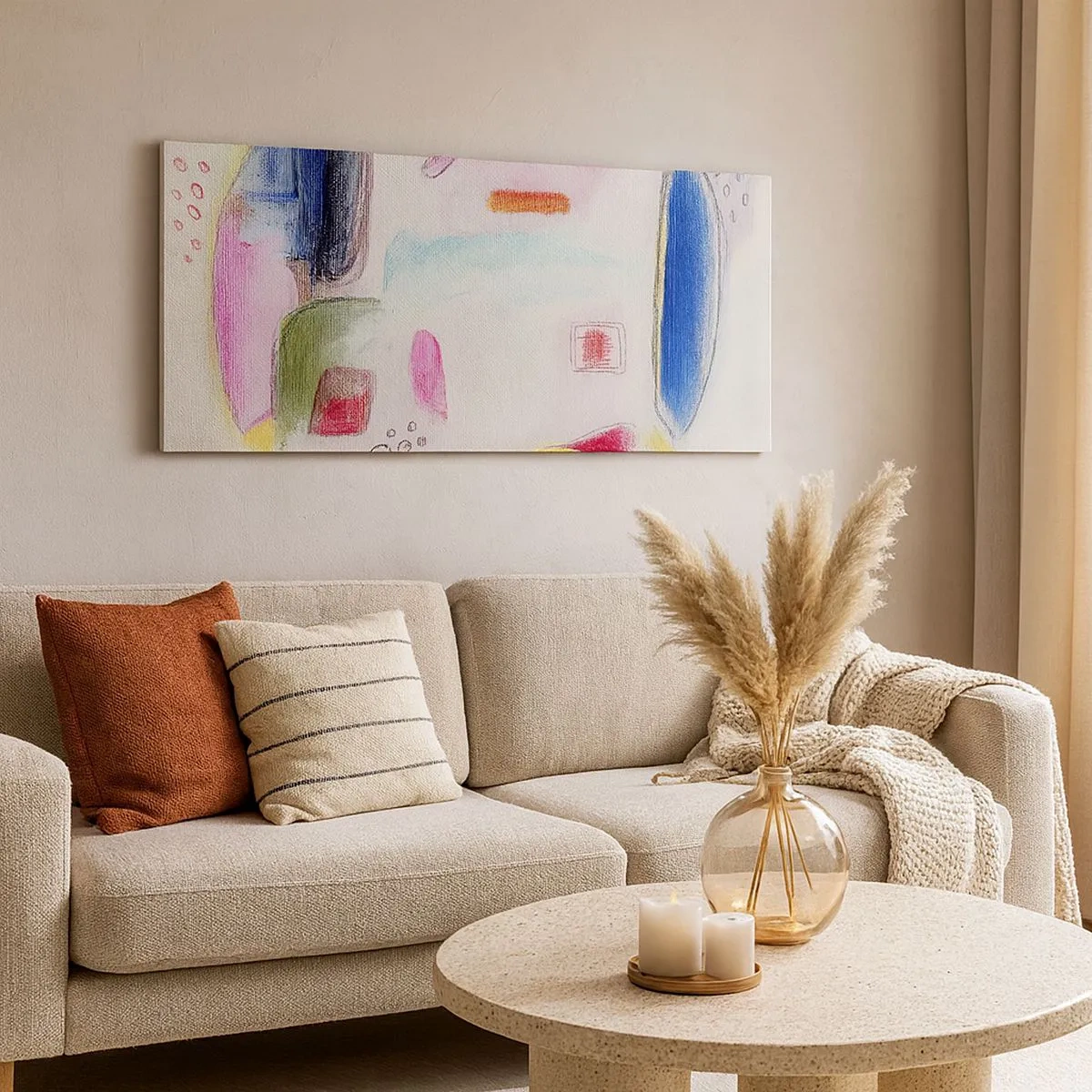 Quadro su tela - Stampe su Tela - Più convesse che concave o piatte - 100x40 cm