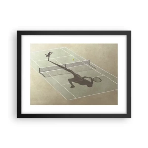 Poster in cornice nera - Sconfiggere se stesso - 40x30 cm