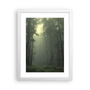 Poster in cornice bianca - Prima che si svegli - 30x40 cm