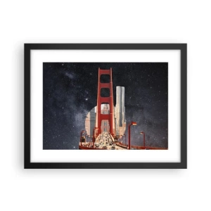 Poster in cornice nera - Sempre al centro - 40x30 cm