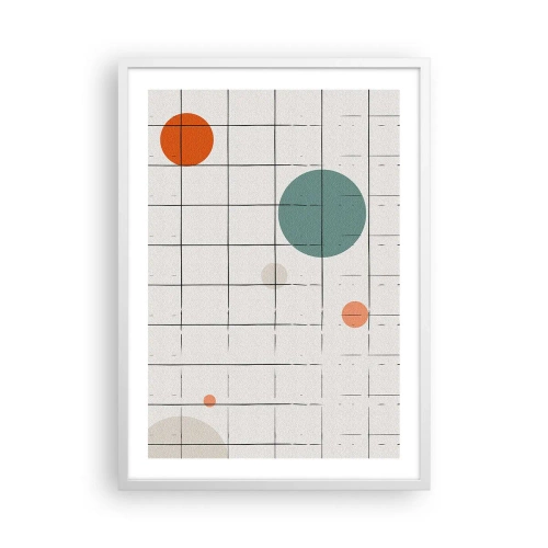 Poster in cornice bianca - Prigionieri. Noi o loro? - 50x70 cm