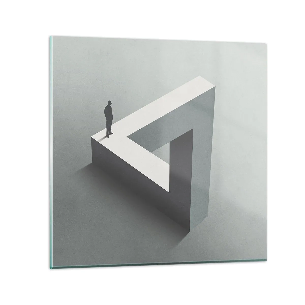 Quadro su vetro - Eppure è possibile - 30x30 cm