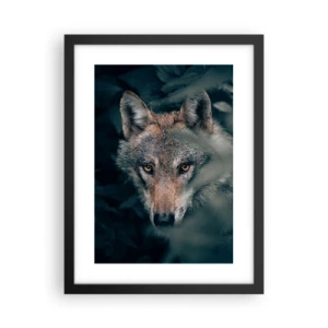 Poster in cornice nera - Cacciatore - 30x40 cm