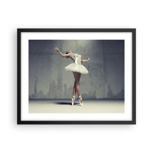 Poster in cornice nera - Leggero come un uccello - 50x40 cm