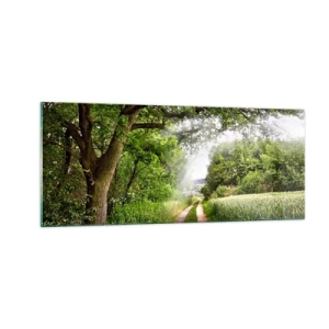 Quadro su vetro - Et in Arcadia ego - 100x40 cm