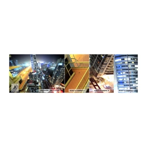 Campione di Fotomurale Adesivo Deluxe Sticker - Miracolo nel deserto - Città, Dubai, Architettura - 100x30 cm