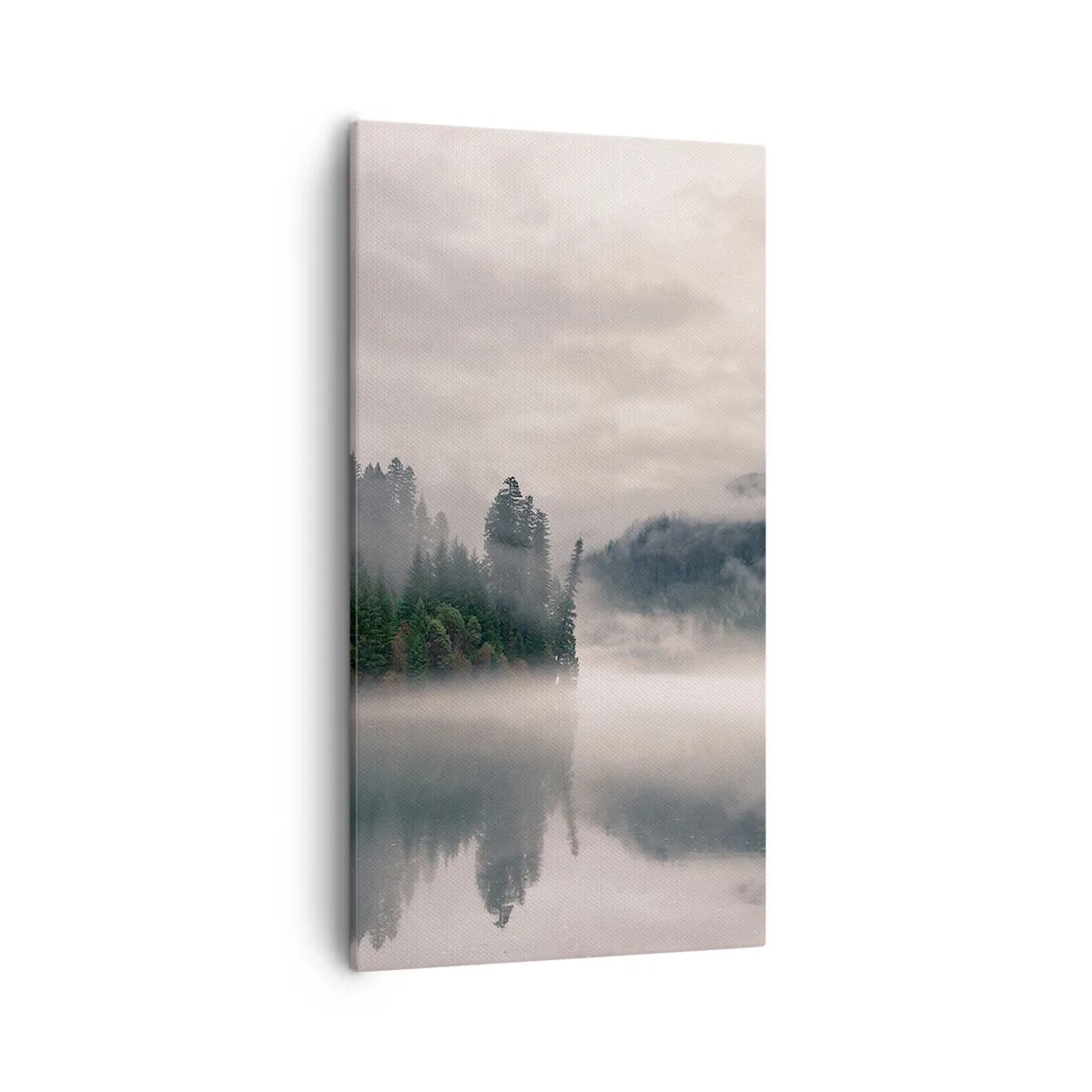 Quadro su tela - Stampe su Tela - Riflettendo nella nebbia - 55x100 cm