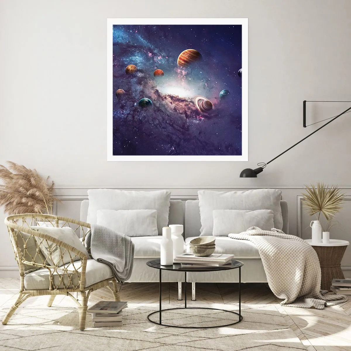 Poster - Sistema solare danzante - 40x40 cm