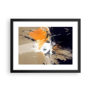 Poster in cornice nera - E la luce fu - 40x30 cm