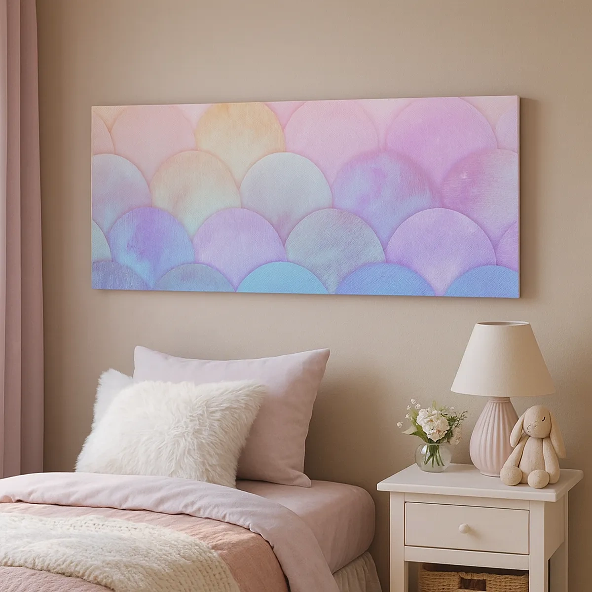 Quadro su tela - Stampe su Tela - Scaglie perlate - 30x30 cm