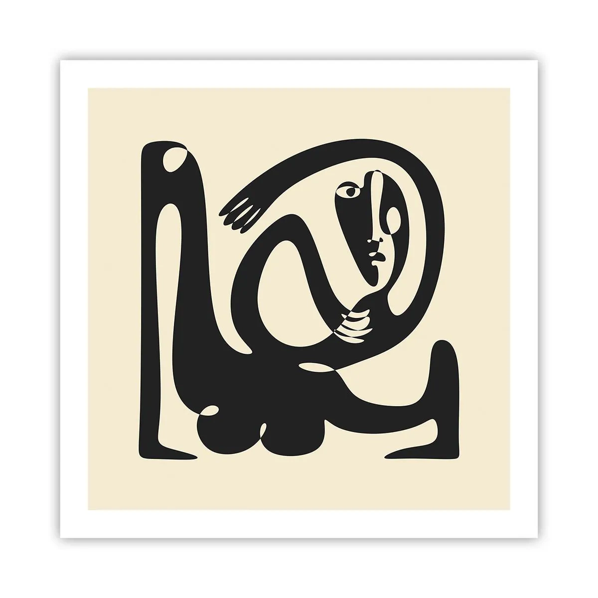 Poster - Quasi Picasso - 60x60 cm