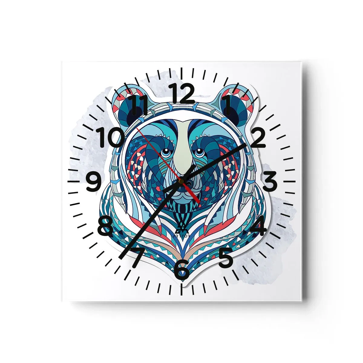 Orologio da parete - Orologio in Vetro - Evviva la Groenlandia! - 30x30 cm
