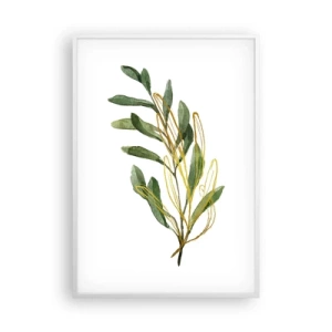 Poster in cornice bianca - Tutto ciò che è buono - 70x100 cm