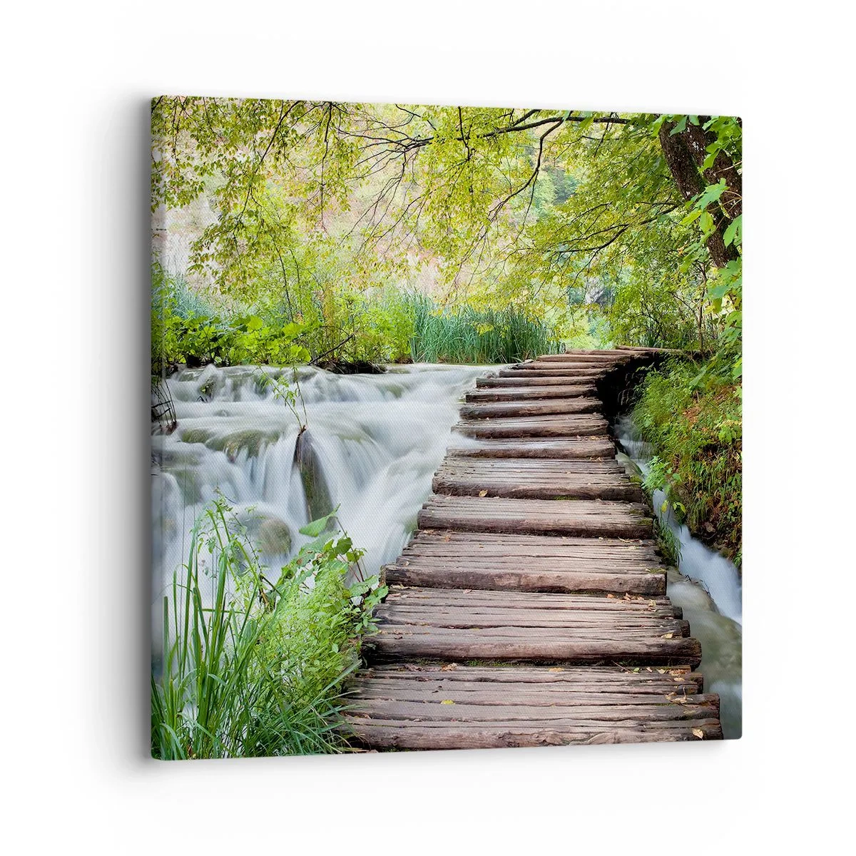 Quadro su tela - Stampe su Tela - Acqua per niente tranquilla - 30x30 cm