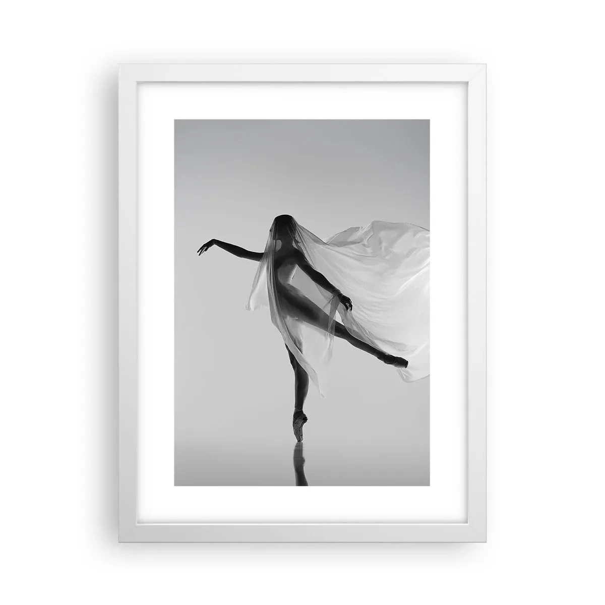 Poster in cornice bianca - Leggerezza ed eleganza - 30x40 cm