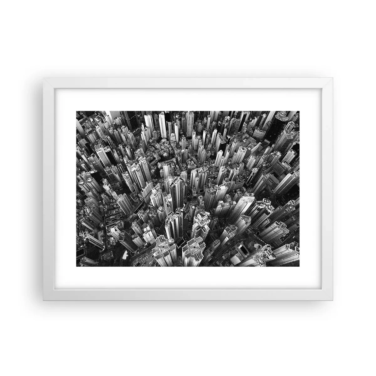 Poster in cornice bianca - Ancora più in alto - 40x30 cm