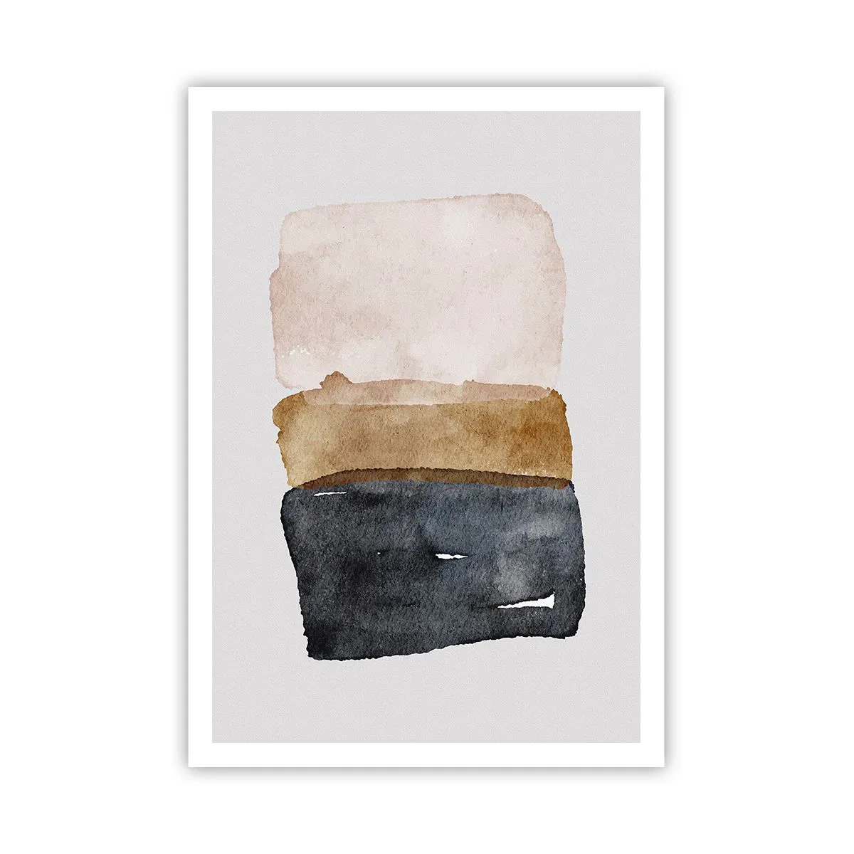 Poster - Composizione di colori della terra - 70x100 cm
