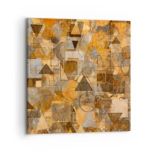 Quadro su tela - Stampe su Tela - Il mondo compreso nella forma - 70x70 cm