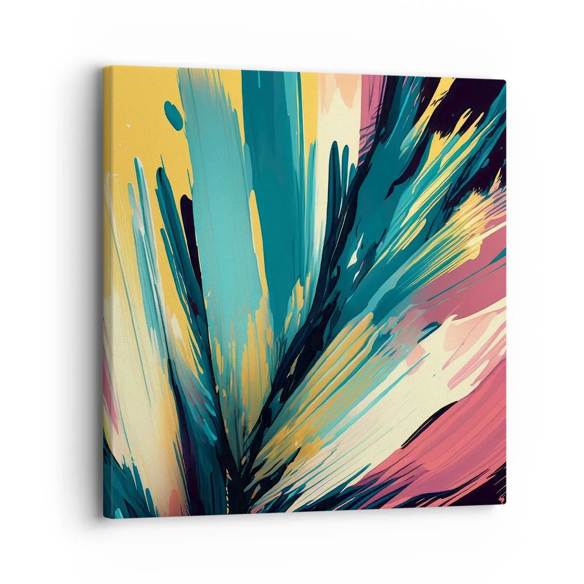 Quadro su tela - Stampe su Tela - Composizione: esplosione di gioia - 30x30 cm