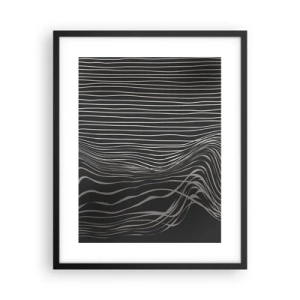 Poster in cornice nera - Ritmo e accento - 40x50 cm