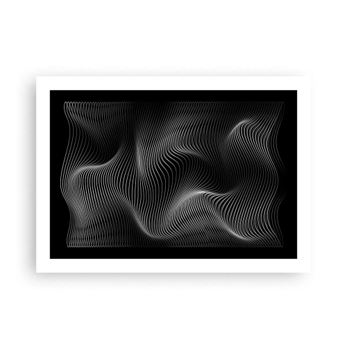 Poster - La danza della luce nello spazio - 70x50 cm