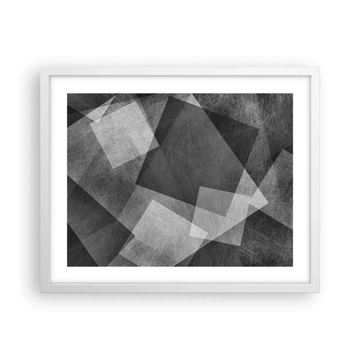 Poster in cornice bianca - Simbolo eterno di ordine e durata - 50x40 cm