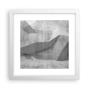 Poster in cornice bianca - Una vera sfida - 30x30 cm