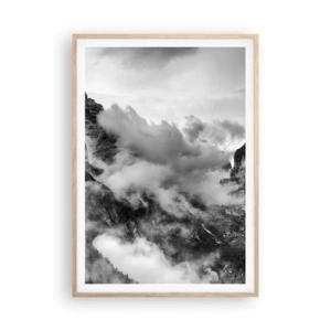 Poster in cornice rovere chiaro - Belli e terribili - 70x100 cm