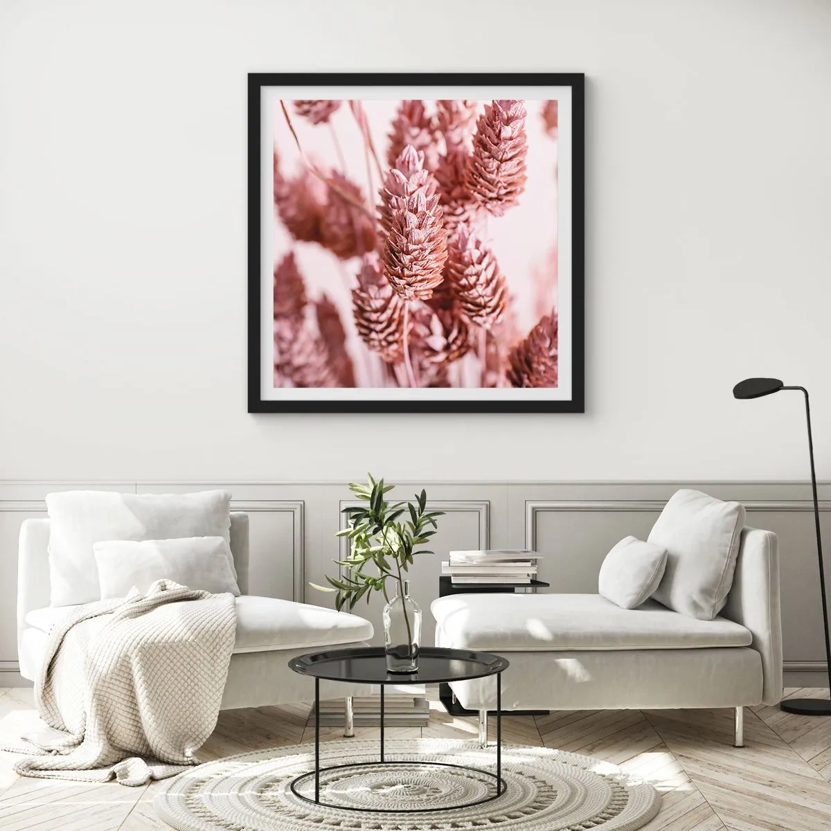 Poster in cornice nera - A prima vista poco appariscenti - 60x60 cm