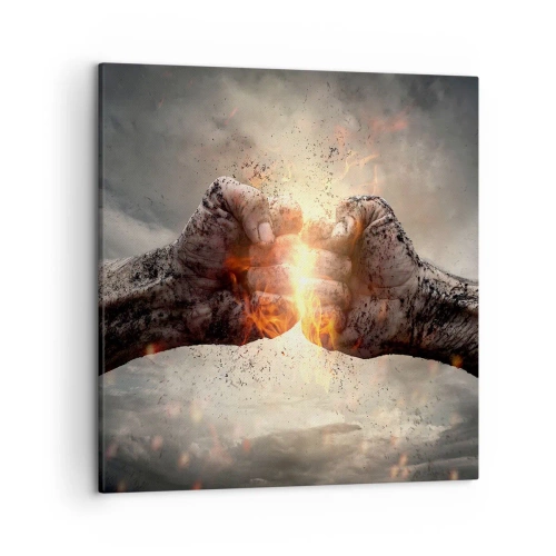 Quadro su tela - Stampe su Tela - Pronto alla battaglia - 50x50 cm