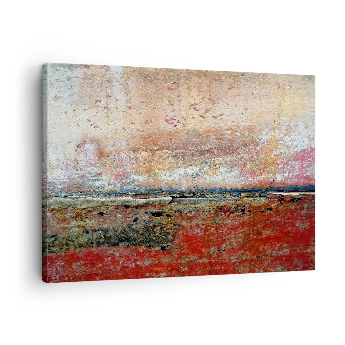Quadro su tela - Stampe su Tela - Una composizione astratta ispirata al mare e alla natura. - 70x50cm - Forse è il mare - Decorazione murale moderna per soggiorno e camera da letto ARTTOR