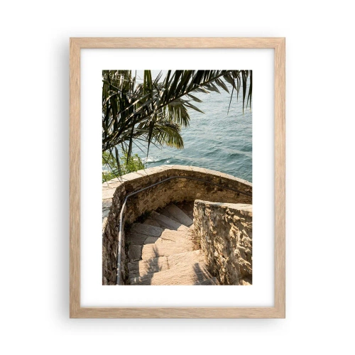Poster in cornice rovere chiaro - Sotto il sole d'Italia - 30x40 cm